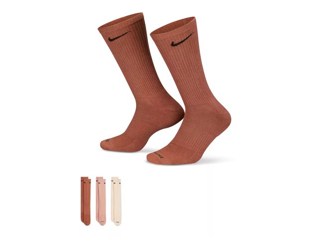Nike Everyday Plus Cushioned Crew Socks Pack Free Shipping DSW - Main Image