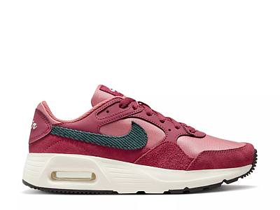 Burgundy and white hot sale air max