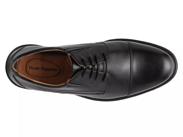Hush puppies clearance black oxford shoes