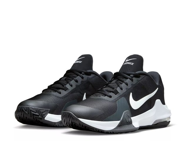 Nike Performance AIR MAX IMPACT 4 - Zapatillas de baloncesto -  white/black/pure platinum/blanco 