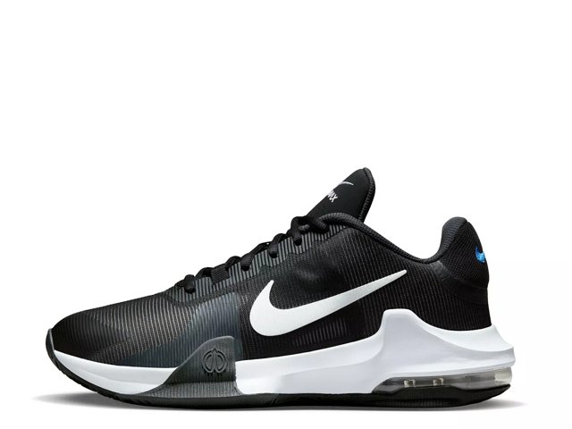 Nike Performance AIR MAX IMPACT 4 - Zapatillas de baloncesto -  white/black/pure platinum/blanco 