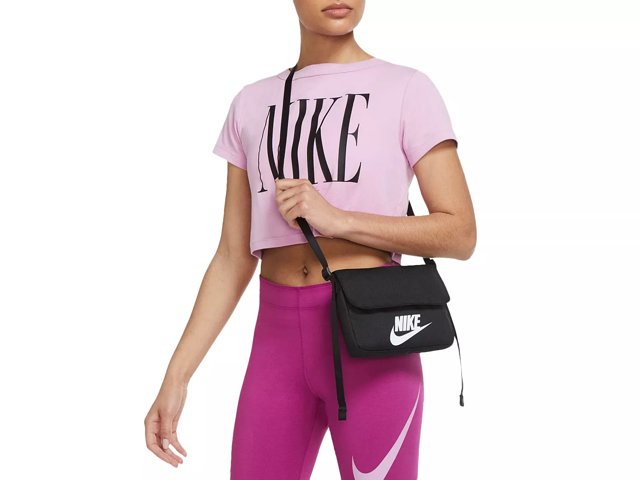 Nike pink store crossbody bag