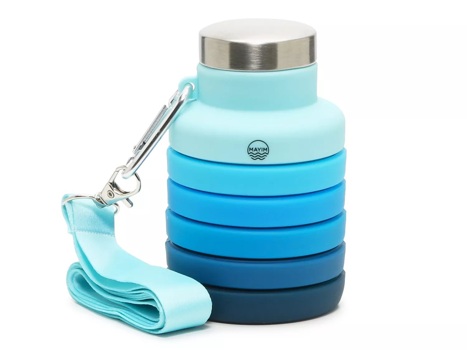 Collapsible Grey Water Bottle by Mayim