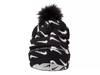 Pom Beanie - Kids' Black/White view