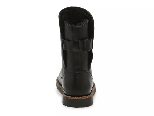 Black shearling boots online