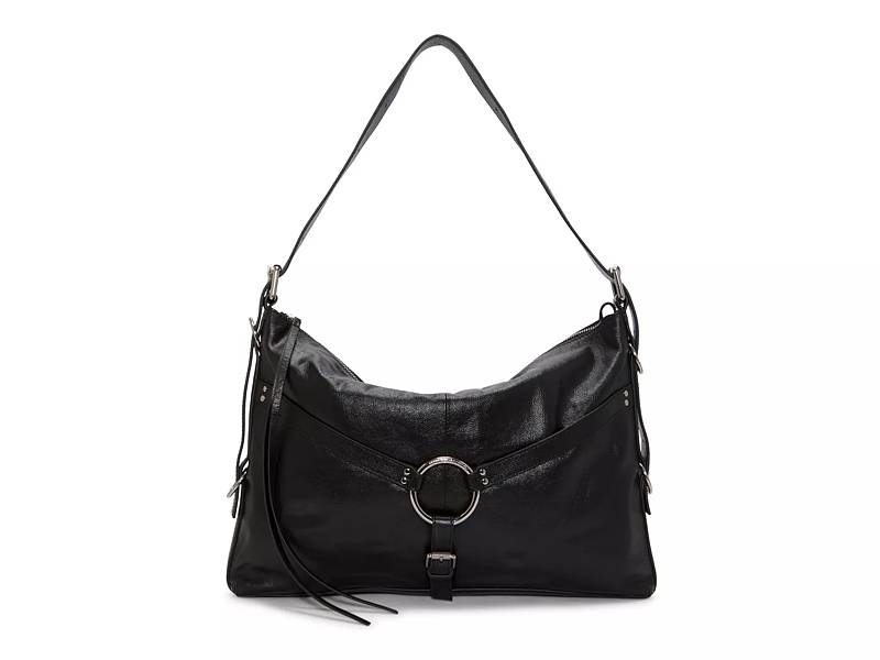 Valentino by Mario Valentino Kali Logo Embossed Leather Shoulder Bag ...