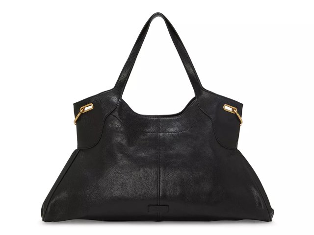 Vince camuto black leather tote hot sale