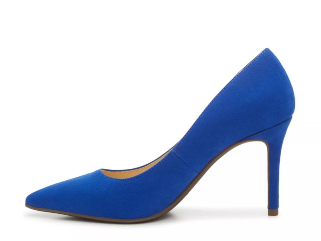 Jessica simpson blue suede pumps sales