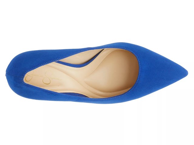 Jessica simpson blue suede pumps new arrivals