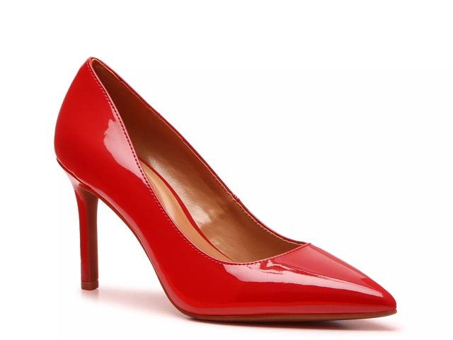 Jessica simpson red patent leather pumps online