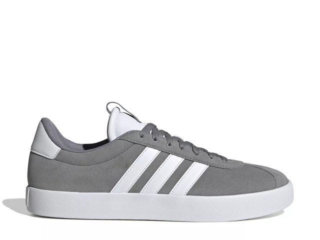 GREY ADIDAS Womens Vl Court 3.0 Sneaker