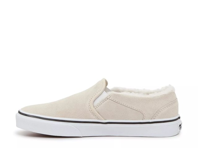 Furry slip top on vans
