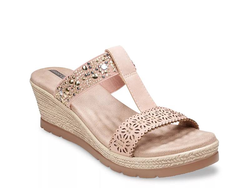 Rose gold 2025 wedges dsw