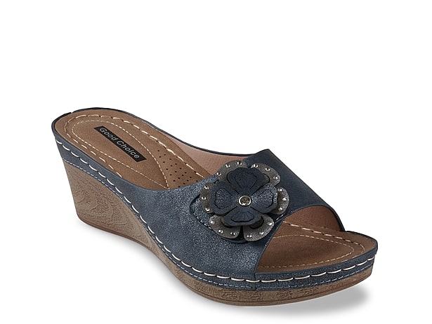 Clarks Rose Lane Wedge Sandal - Free Shipping | DSW