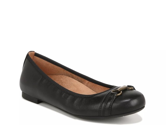 Dsw leather flats store