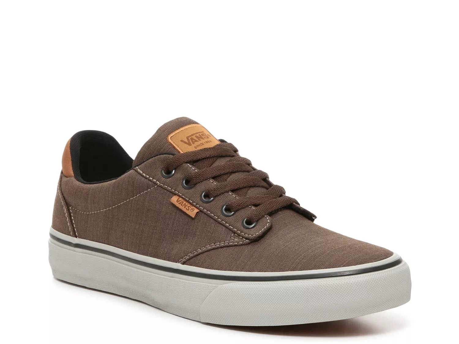 Brown and grey vans best sale