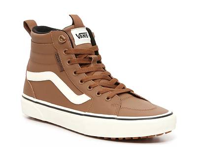 Tan high deals top vans