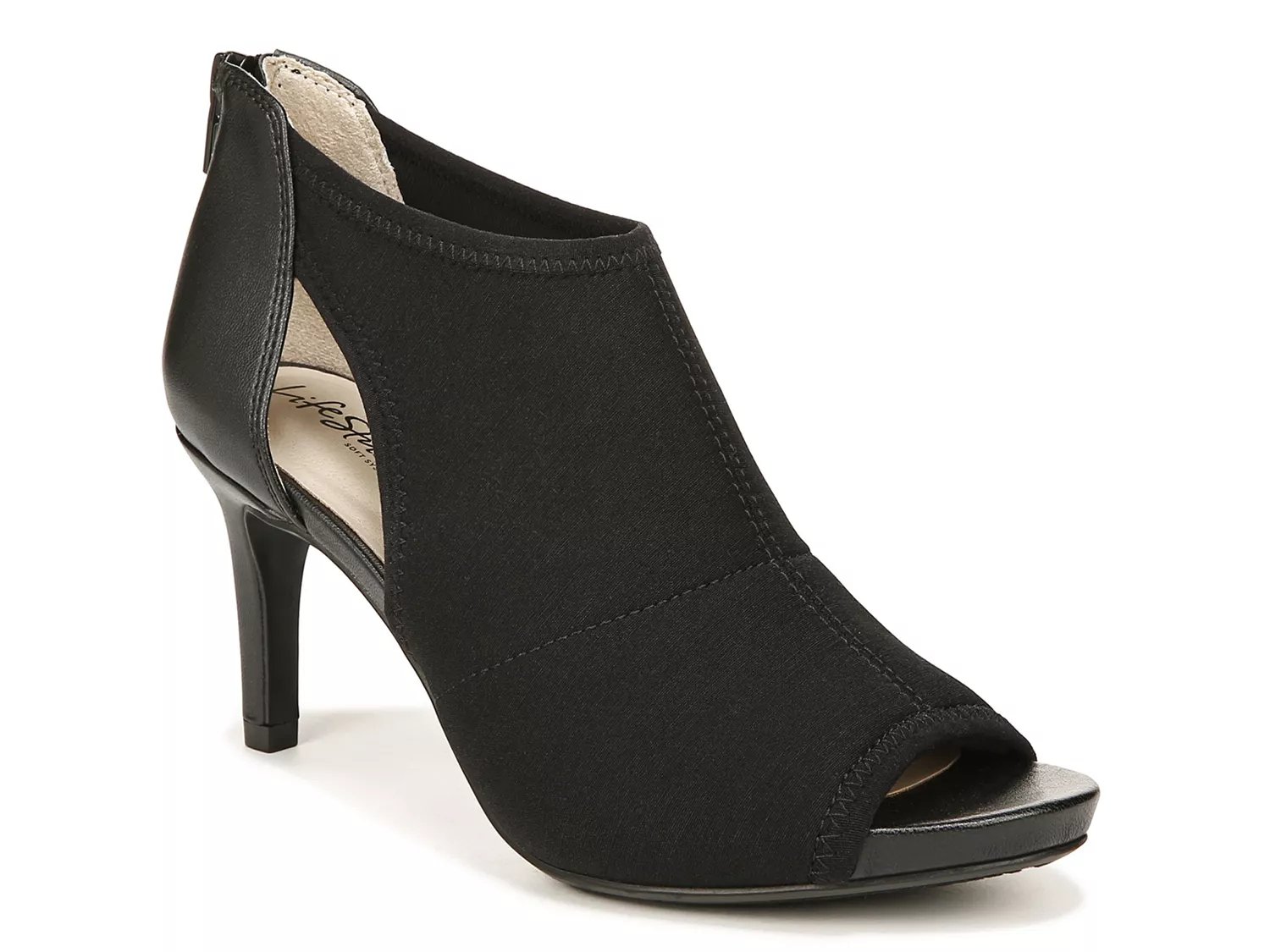 Peep toe cheap booties dsw