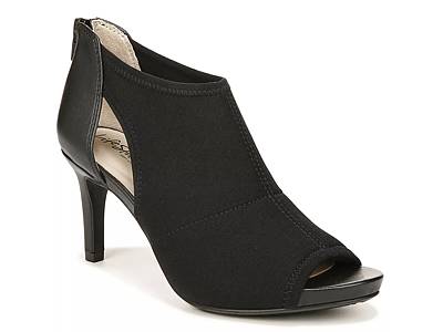 Low heel open toe on sale booties