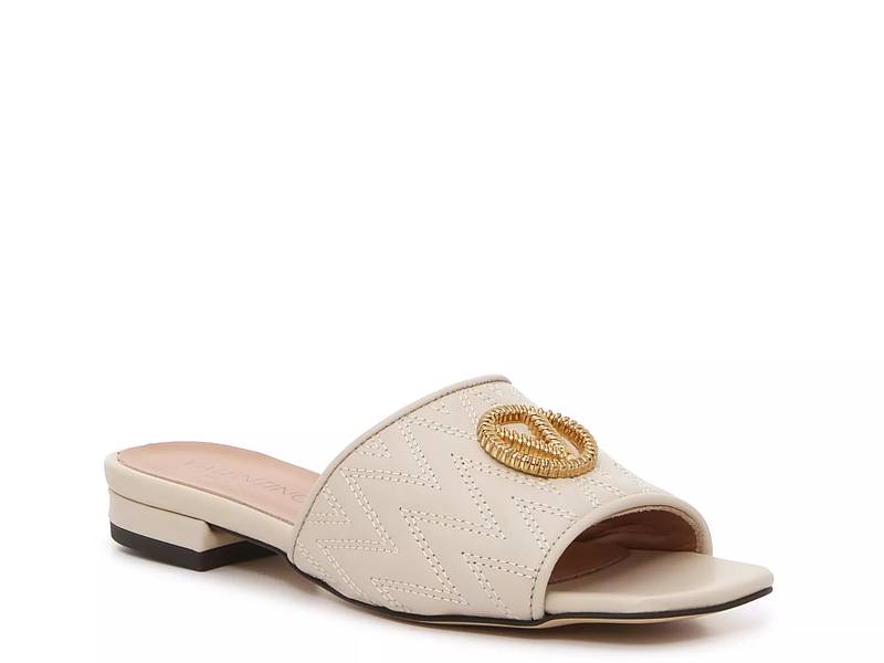 Valentino by mario best sale valentino bugola leather slides