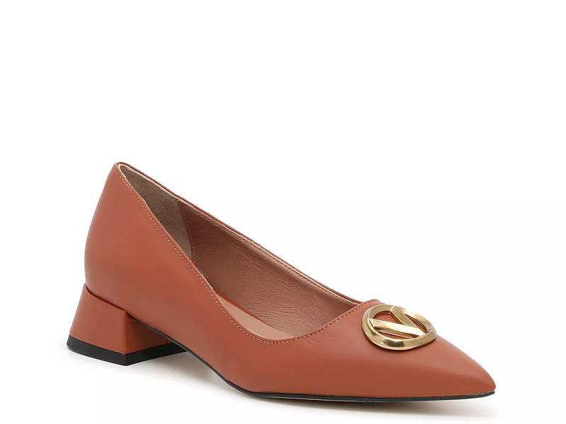 Tan perla pumps sale