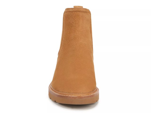 Vince women's cressler round toe leather chelsea booties top