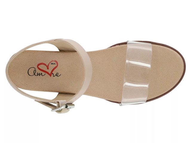 Mia Amore Bradi Wedge Sandal - Free Shipping | DSW