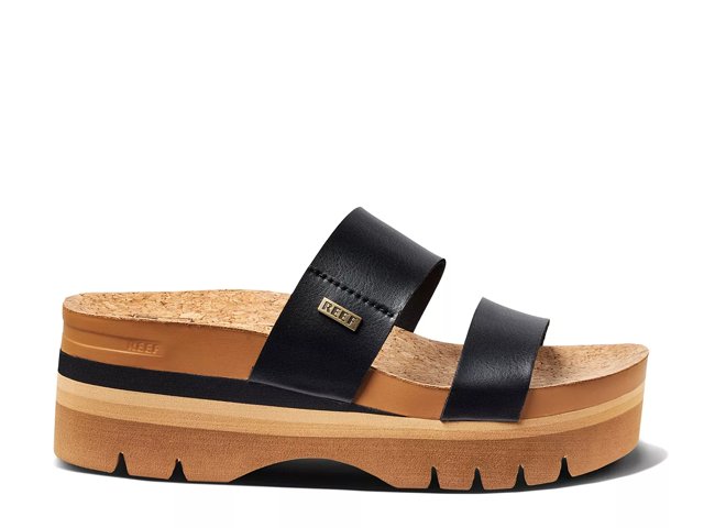 Reef Cushion Vista Higher Platform Sandal - Free Shipping | DSW