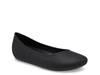 Crocs flats online black