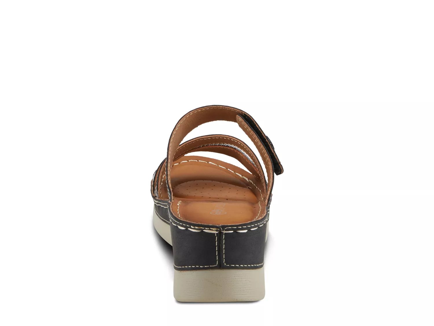Sude Wedge Sandal