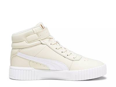 White Puma Womens Carina Mid Top Sneaker, Womens