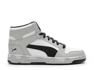 Puma grey shop high tops