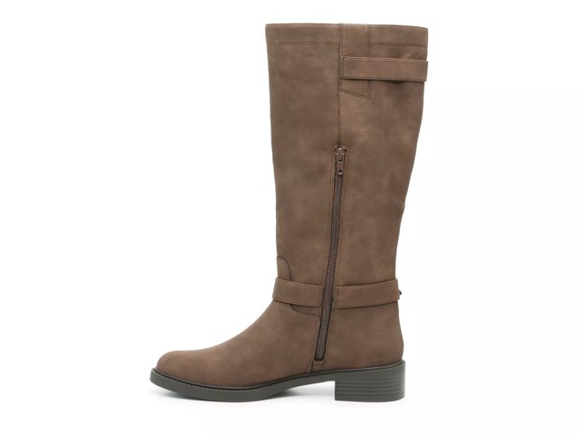 Wide calf deals biker boots