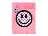 Pink Smiley Face & Checkered Backpack 