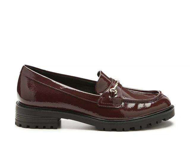 Burgundy loafers cheap womens