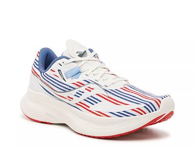 Red white and hot sale blue saucony