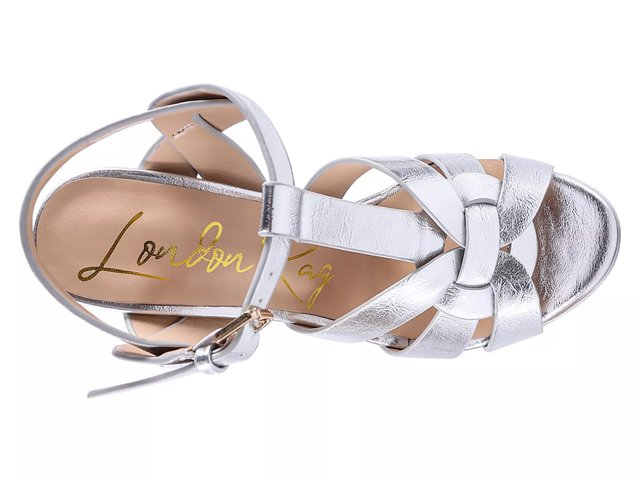 London Rag Social Fly Platform Sandal