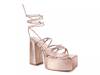 Anvil Platform Sandal Rose Gold view