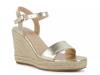 Dsw gold clearance wedge sandals