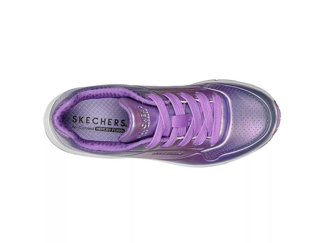 Skechers memory foam purple discount