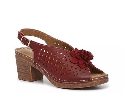 Burgundy 2025 sandals dsw