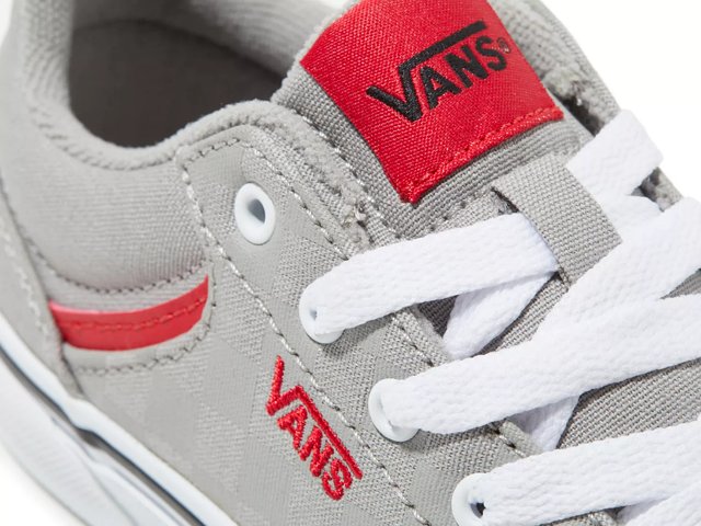 Gray vans kids sales