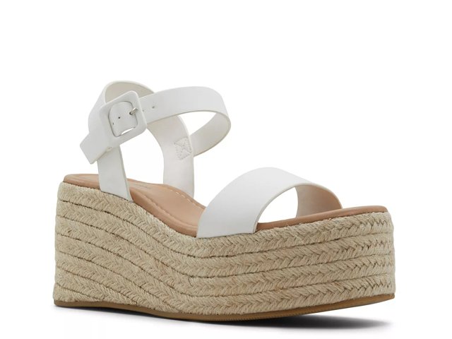 Dsw white platform sandals discount