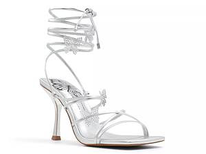 Silver hot sale heels dsw