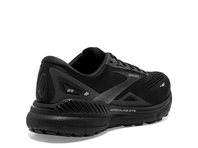 Brooks all black running shoes discount