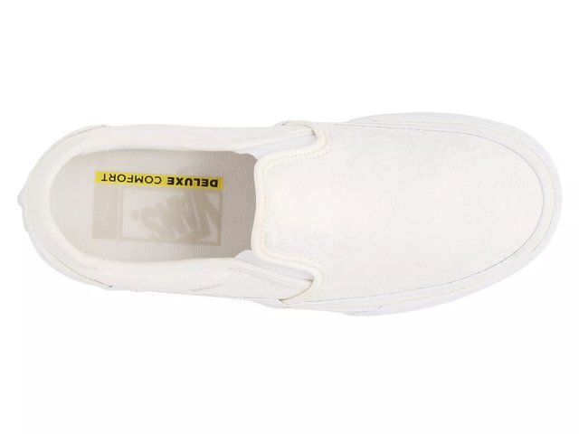 Vans slip deals on herringbone