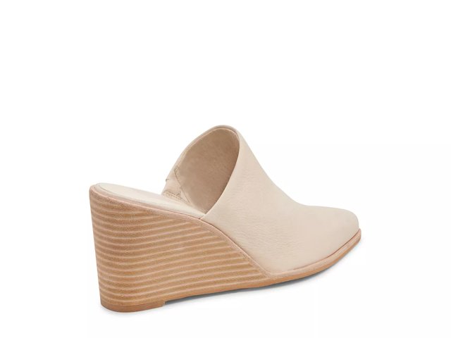 Wedge mules closed toe outlet