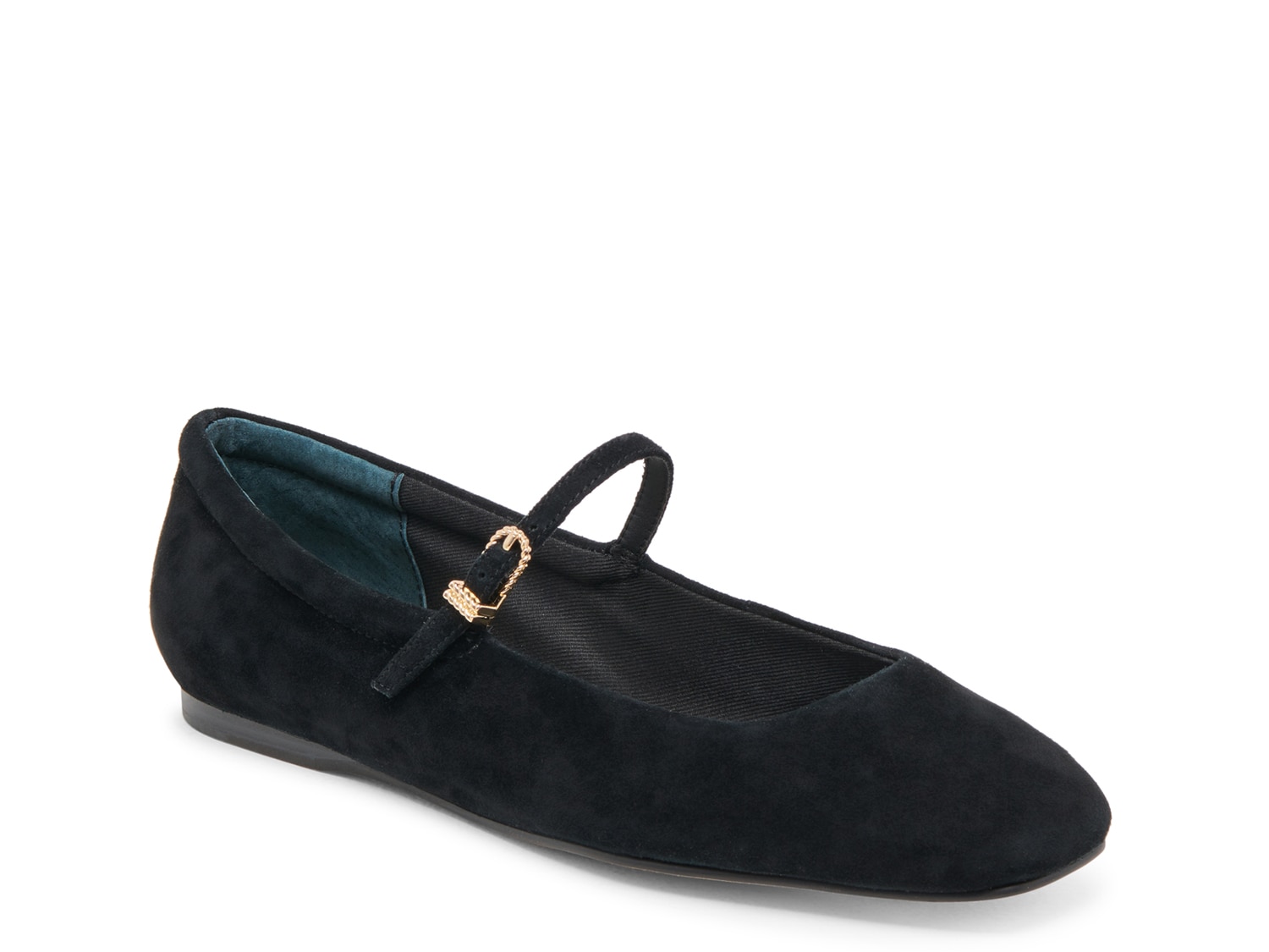 Dolce Vita Reyes Mary Jane Ballet Flat | Women's | Black Suede Cover