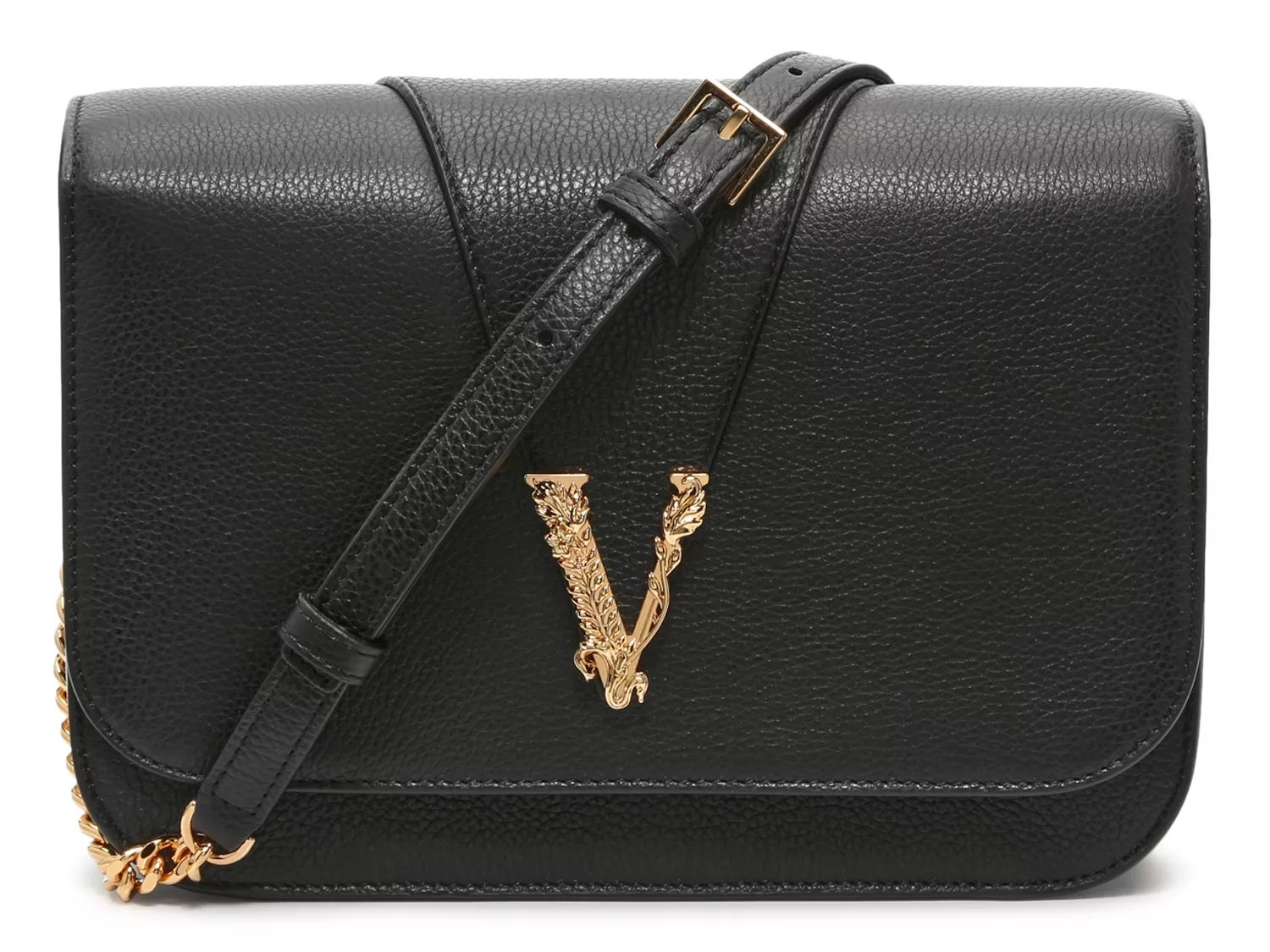 VERSACE Virtus Crossbody in Black - More Than You Can Imagine