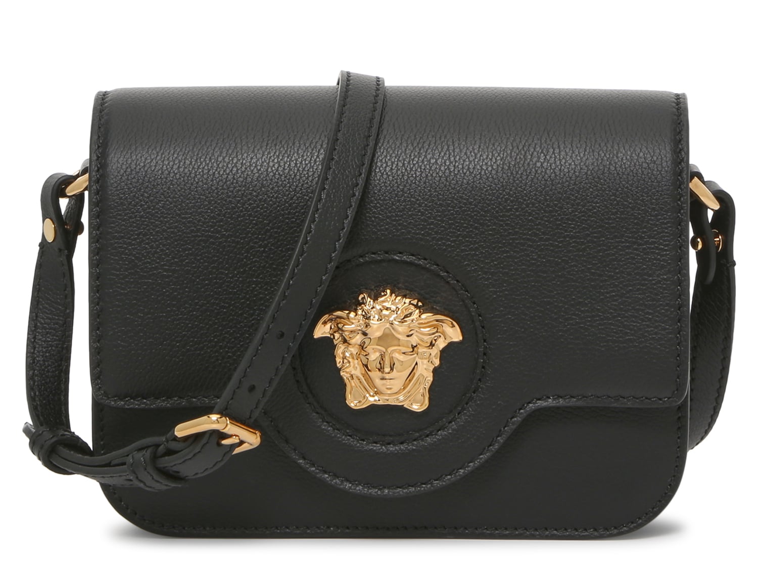 Versace Medusa Leather Crossbody Bag